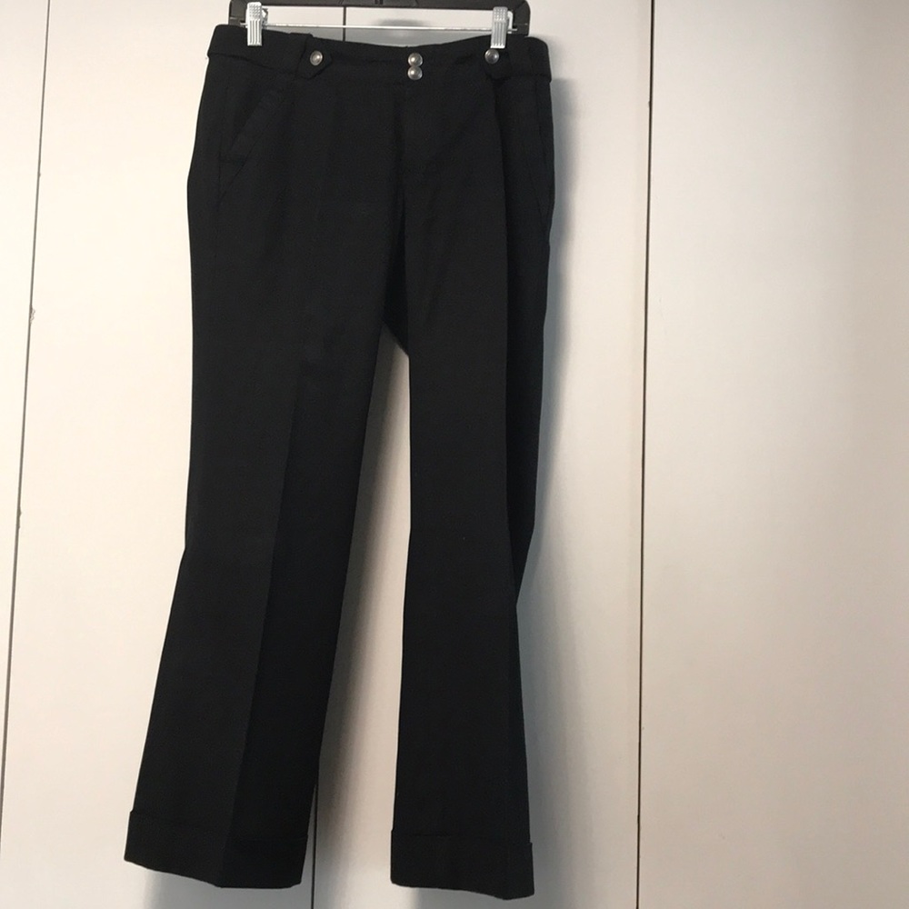 Club Monaco Black trousers with cuffed bottom